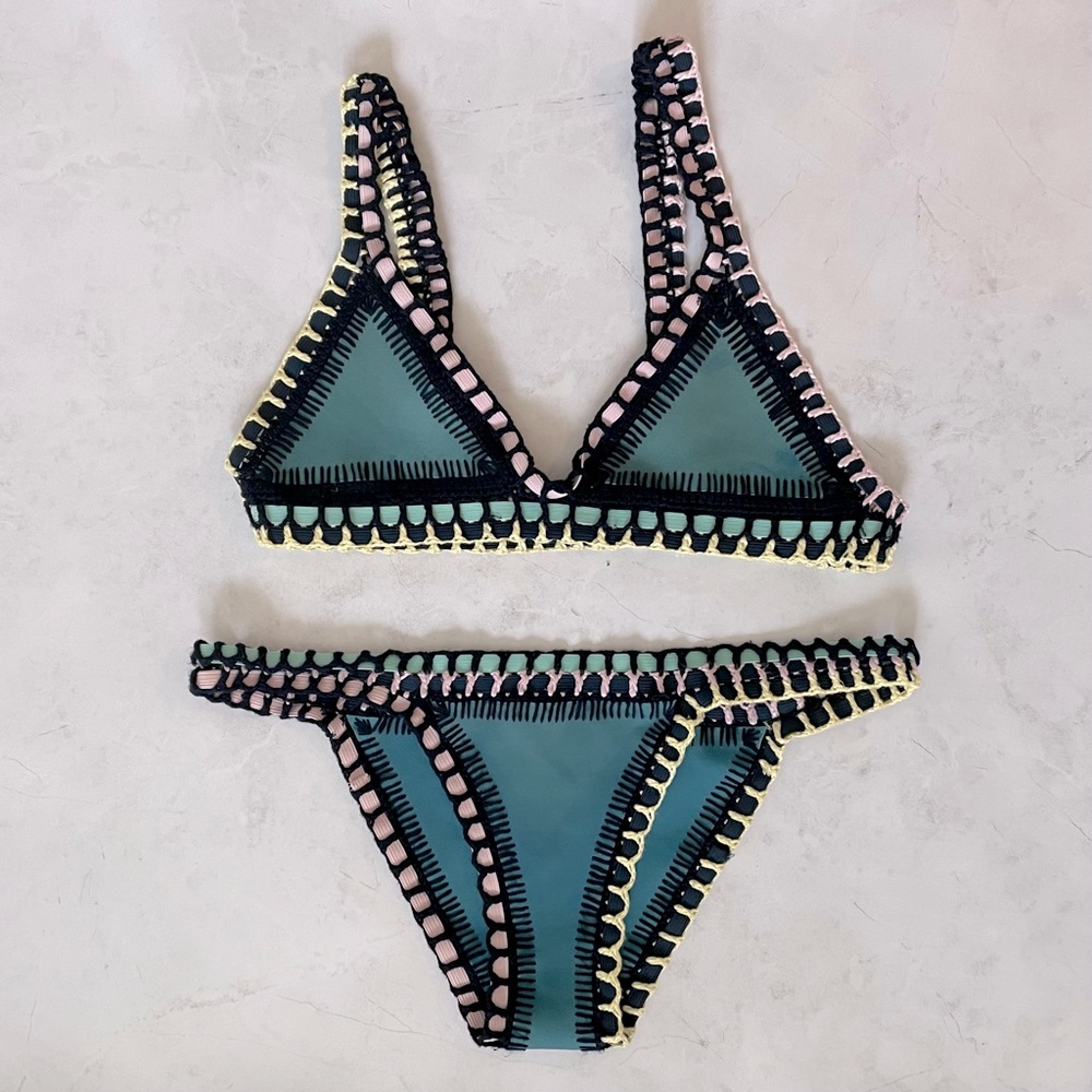 Kiini Flor Bikini Swimsuit - Top & Bottom - Size M